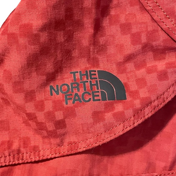 The North Face Women's Athletic Shorts - size XL - Burnt Orange Checkered Print - Picture 3 of 10